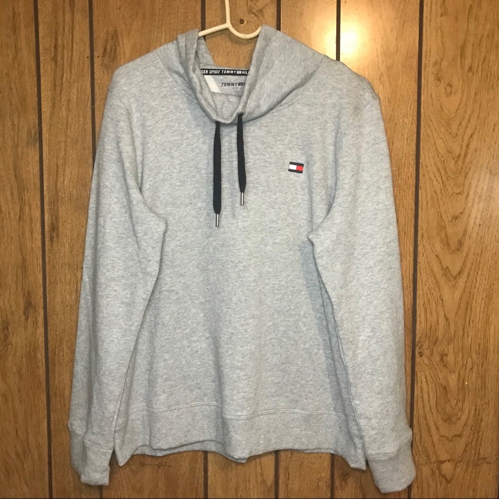 TOMMY HILFIGER Men’s Fleece Cowl-neck Sweatshirt